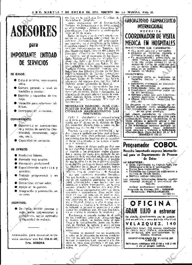 ABC MADRID 07-01-1975 página 30