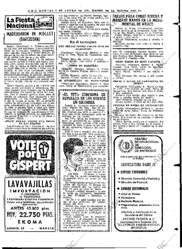 ABC MADRID 07-01-1975 página 73