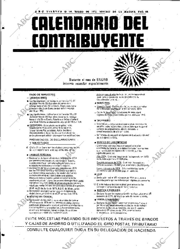 ABC MADRID 10-01-1975 página 56