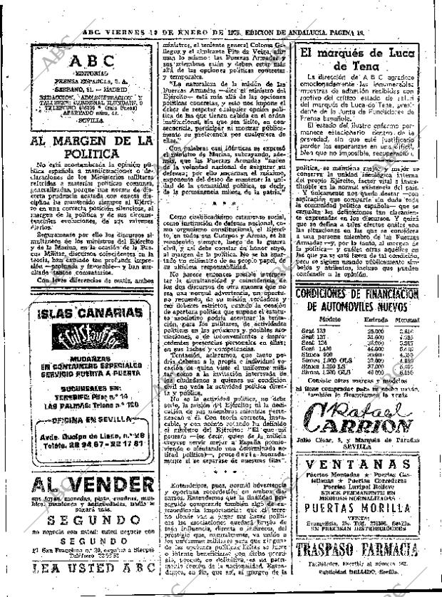 ABC SEVILLA 10-01-1975 página 17