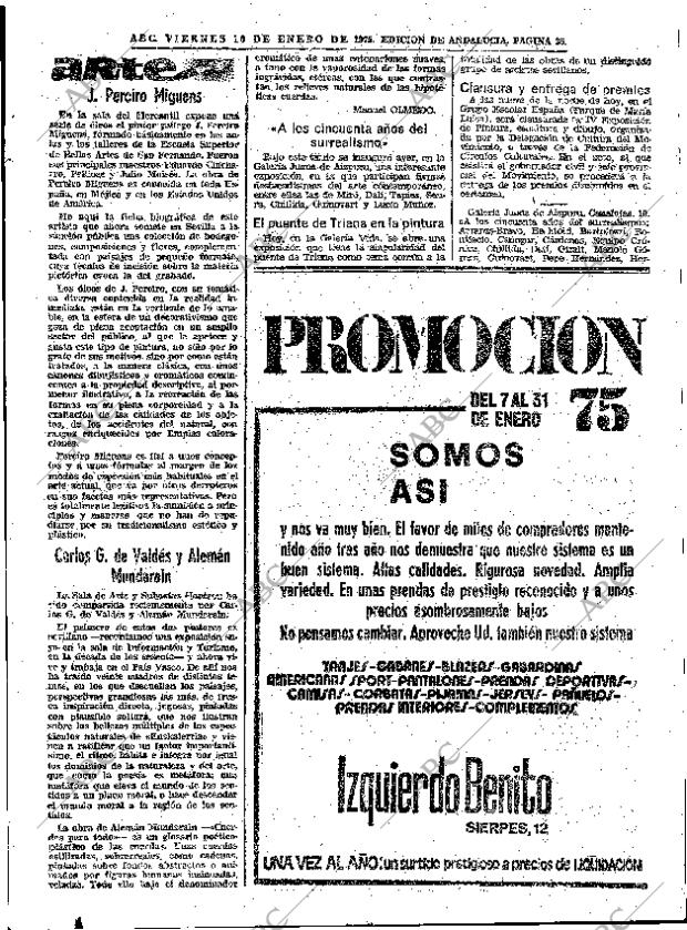 ABC SEVILLA 10-01-1975 página 33