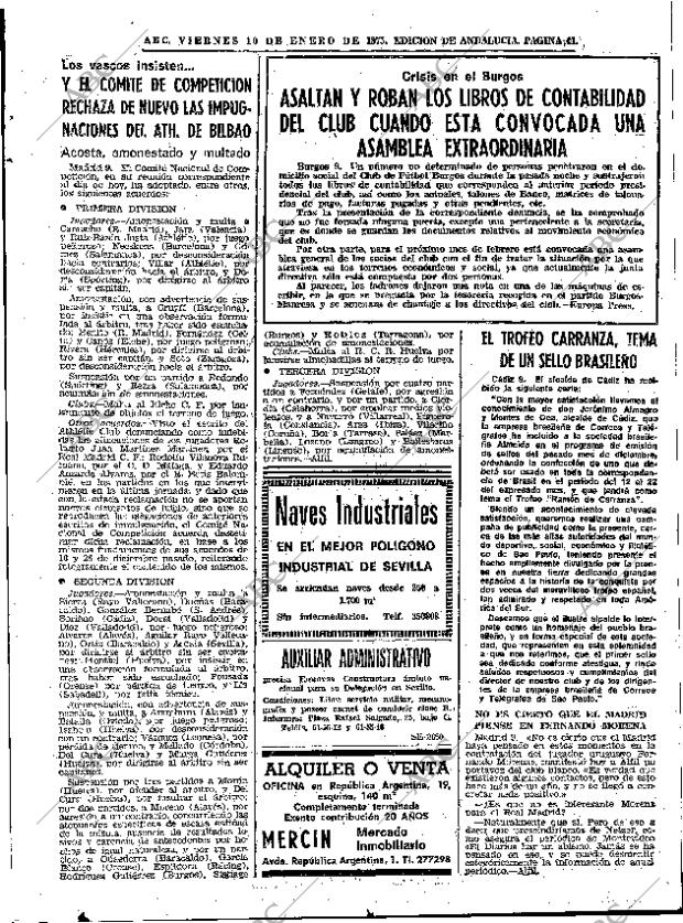 ABC SEVILLA 10-01-1975 página 39
