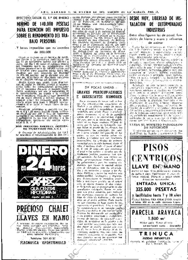 ABC MADRID 11-01-1975 página 17