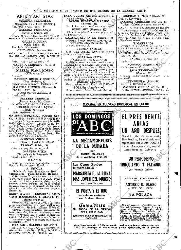 ABC MADRID 11-01-1975 página 49