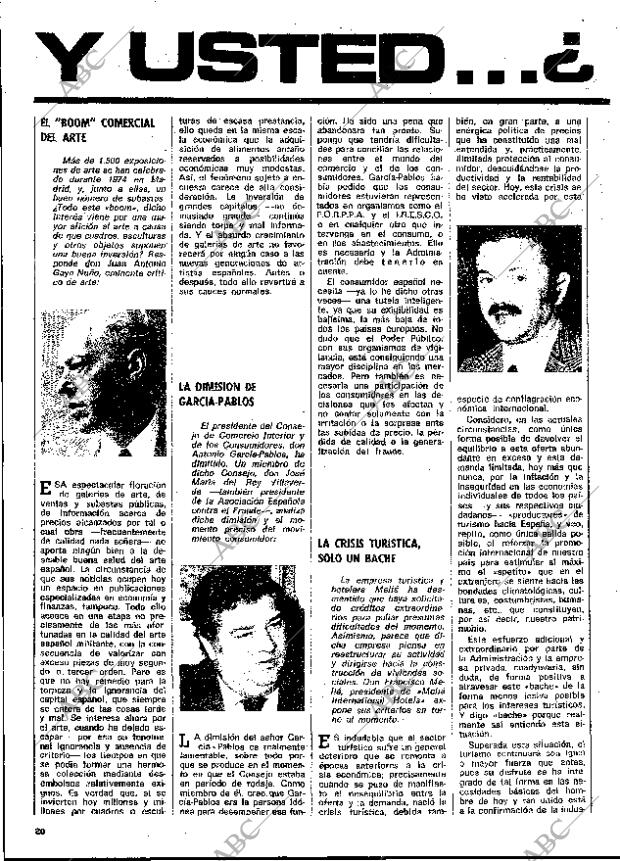 BLANCO Y NEGRO MADRID 11-01-1975 página 20