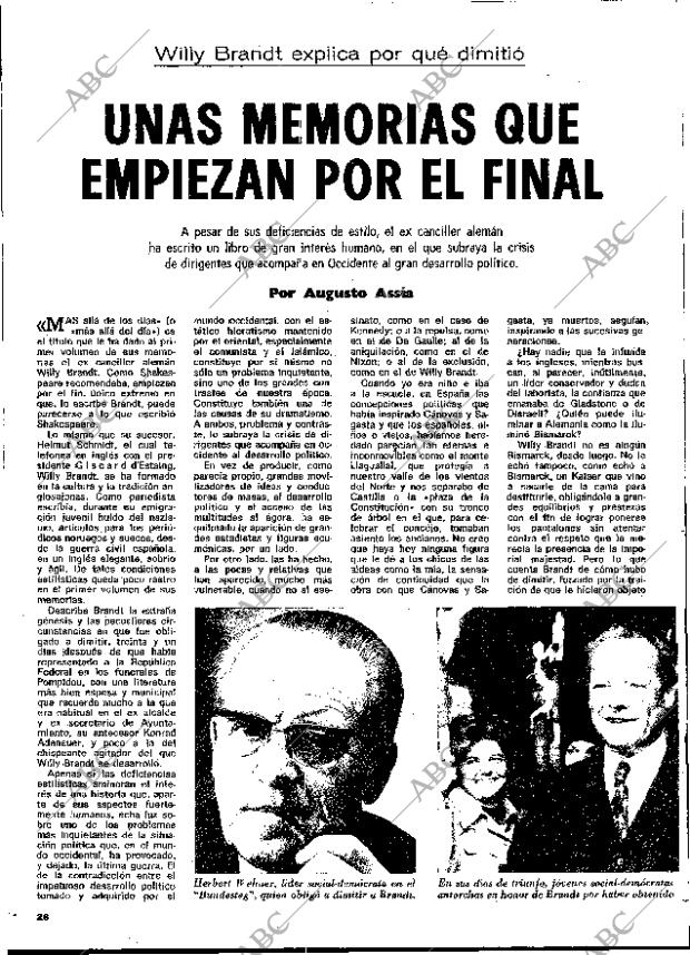 BLANCO Y NEGRO MADRID 11-01-1975 página 26