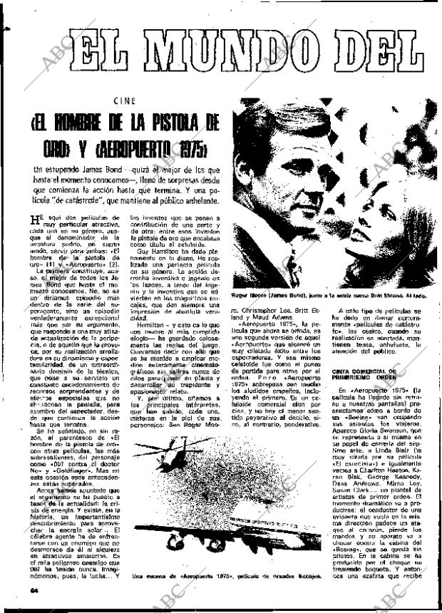 BLANCO Y NEGRO MADRID 11-01-1975 página 64