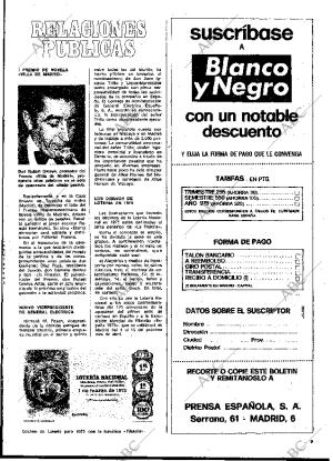 BLANCO Y NEGRO MADRID 11-01-1975 página 9