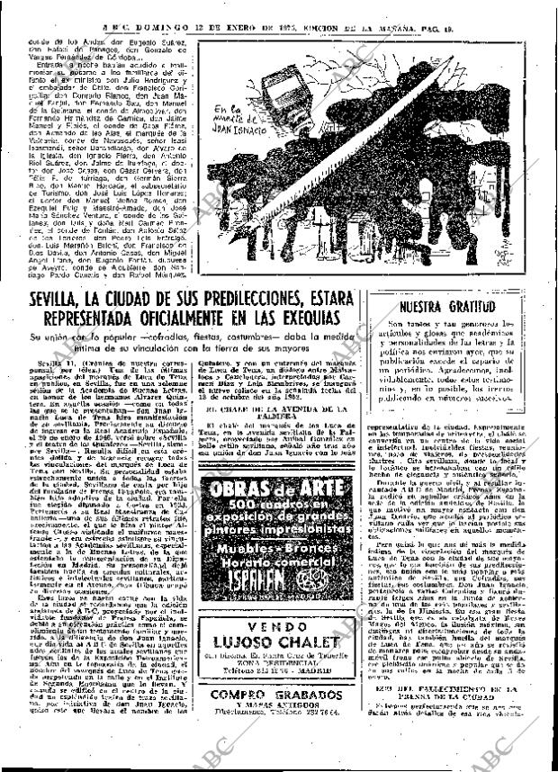 ABC MADRID 12-01-1975 página 19