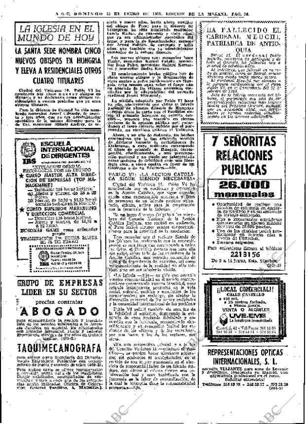 ABC MADRID 12-01-1975 página 26