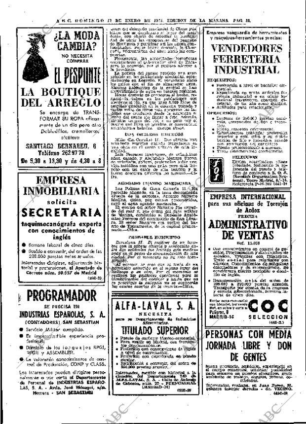 ABC MADRID 12-01-1975 página 36