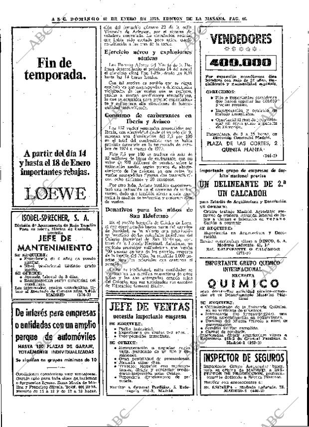 ABC MADRID 12-01-1975 página 46