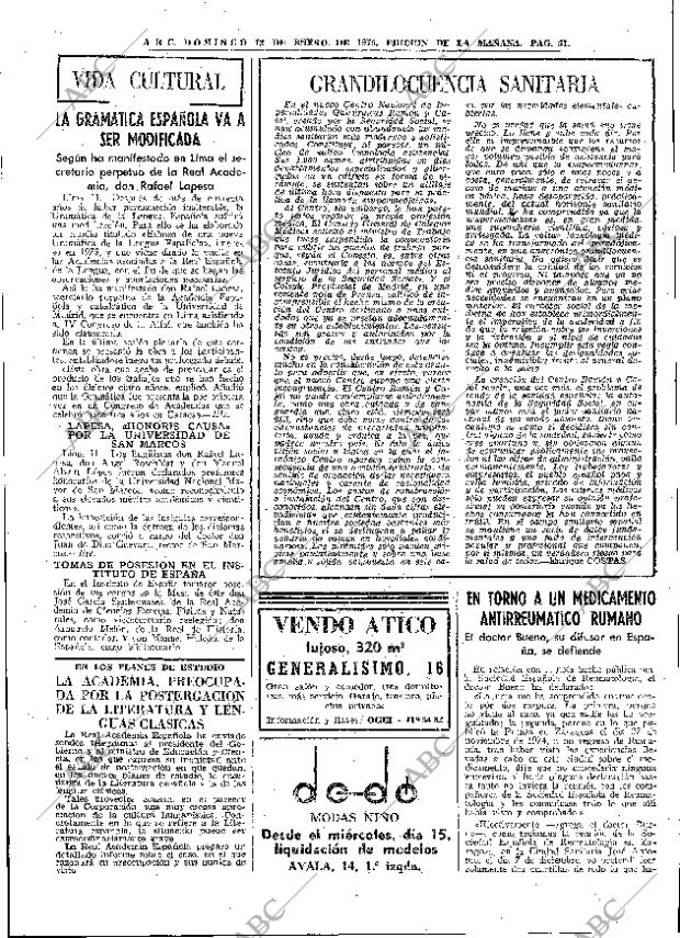 ABC MADRID 12-01-1975 página 51