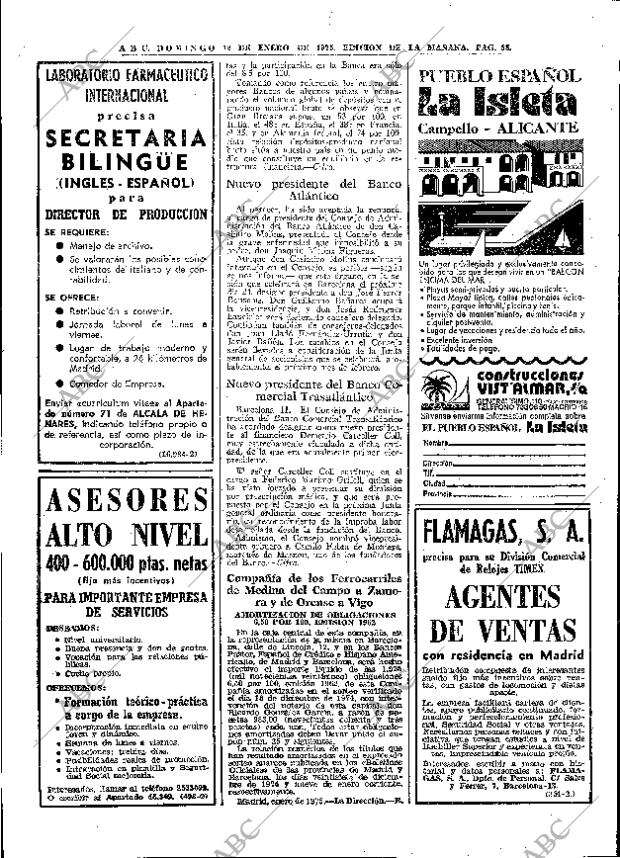 ABC MADRID 12-01-1975 página 58