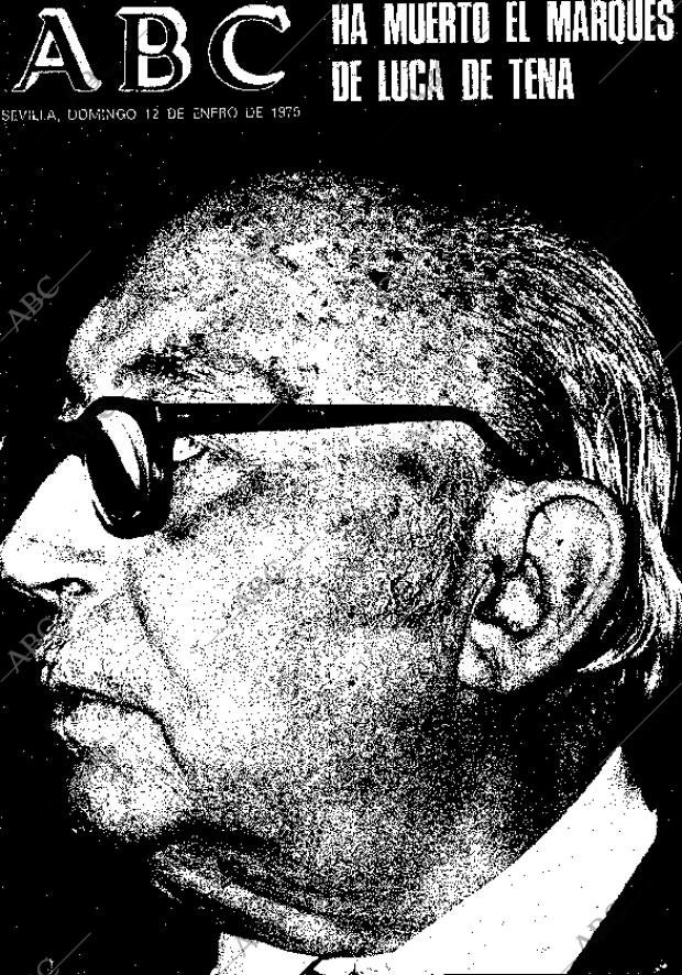 ABC SEVILLA 12-01-1975 página 1
