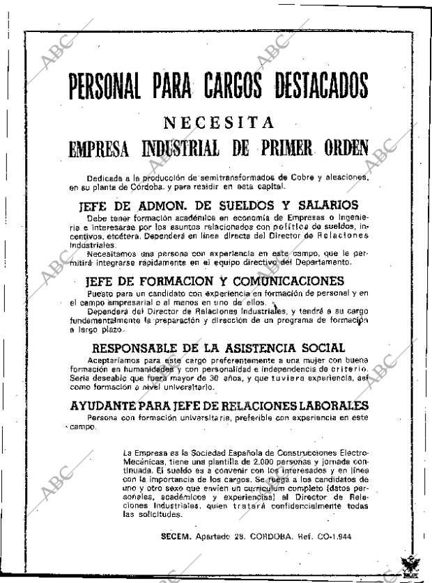 ABC SEVILLA 12-01-1975 página 20