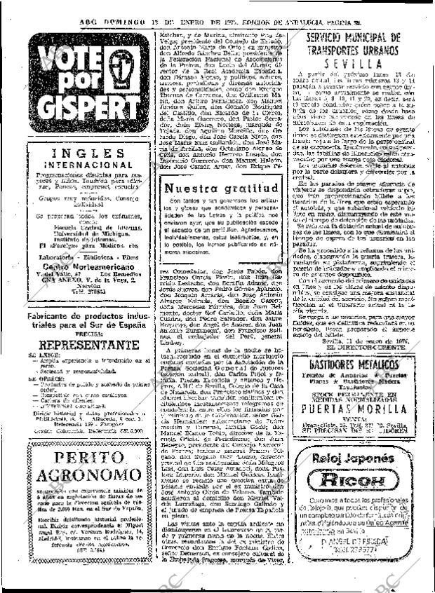 ABC SEVILLA 12-01-1975 página 32