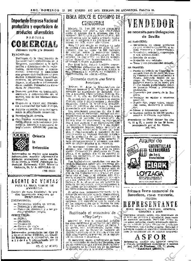 ABC SEVILLA 12-01-1975 página 40