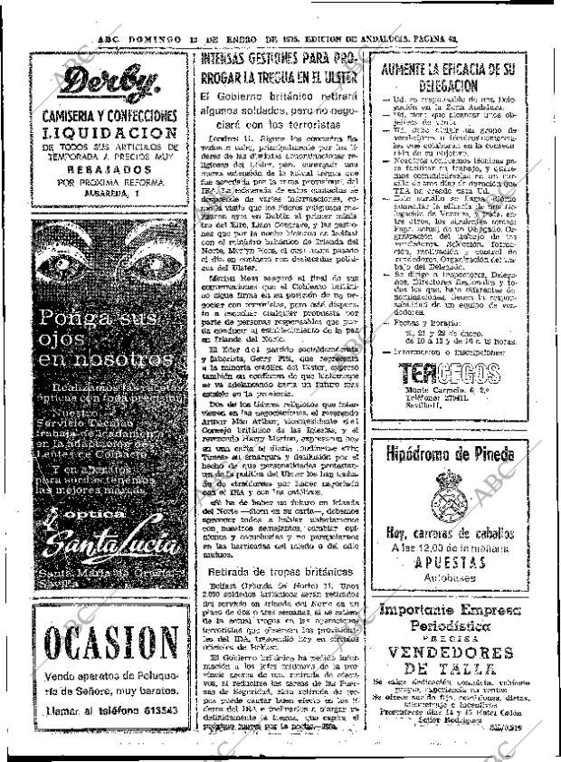 ABC SEVILLA 12-01-1975 página 42