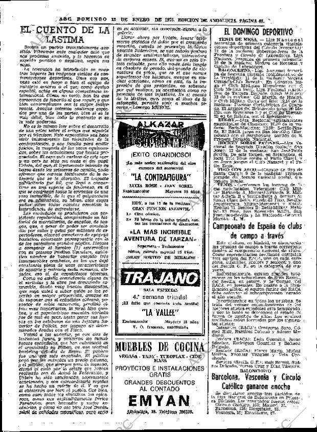 ABC SEVILLA 12-01-1975 página 65
