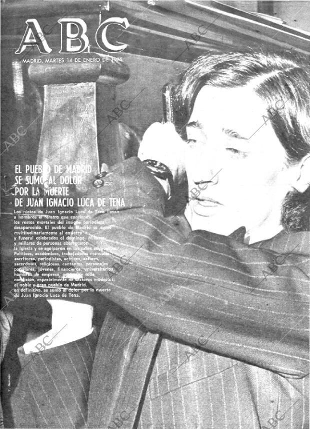 ABC MADRID 14-01-1975 página 1