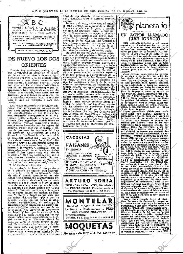 ABC MADRID 14-01-1975 página 18