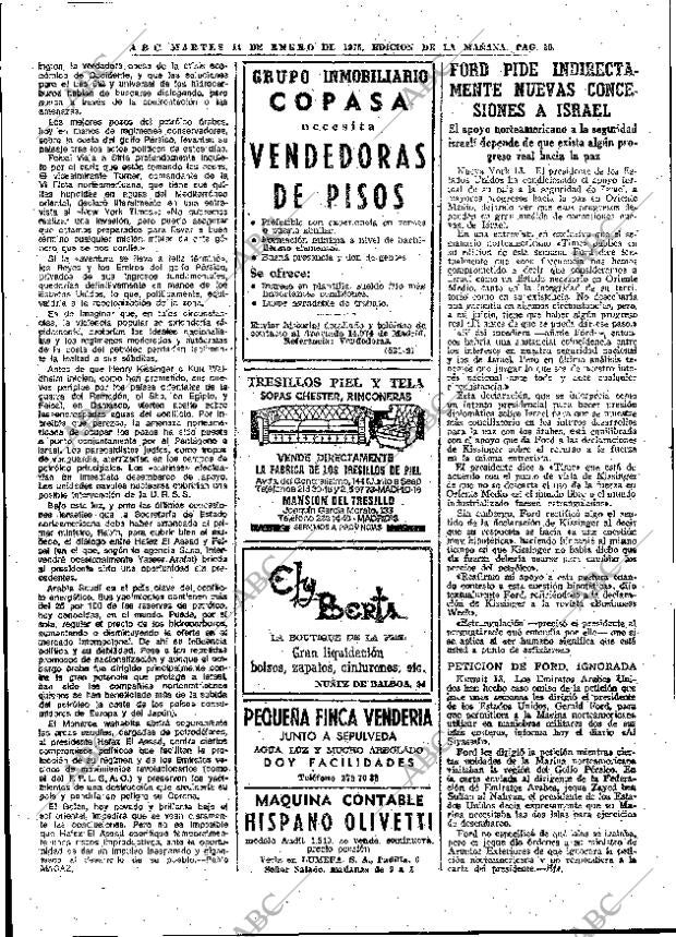 ABC MADRID 14-01-1975 página 30