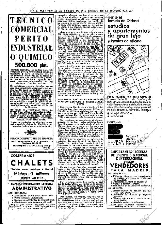 ABC MADRID 14-01-1975 página 46