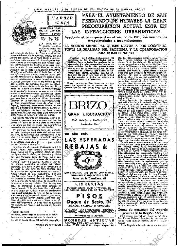 ABC MADRID 14-01-1975 página 47