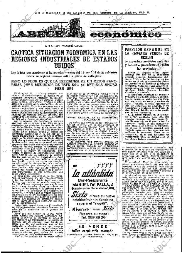 ABC MADRID 14-01-1975 página 57