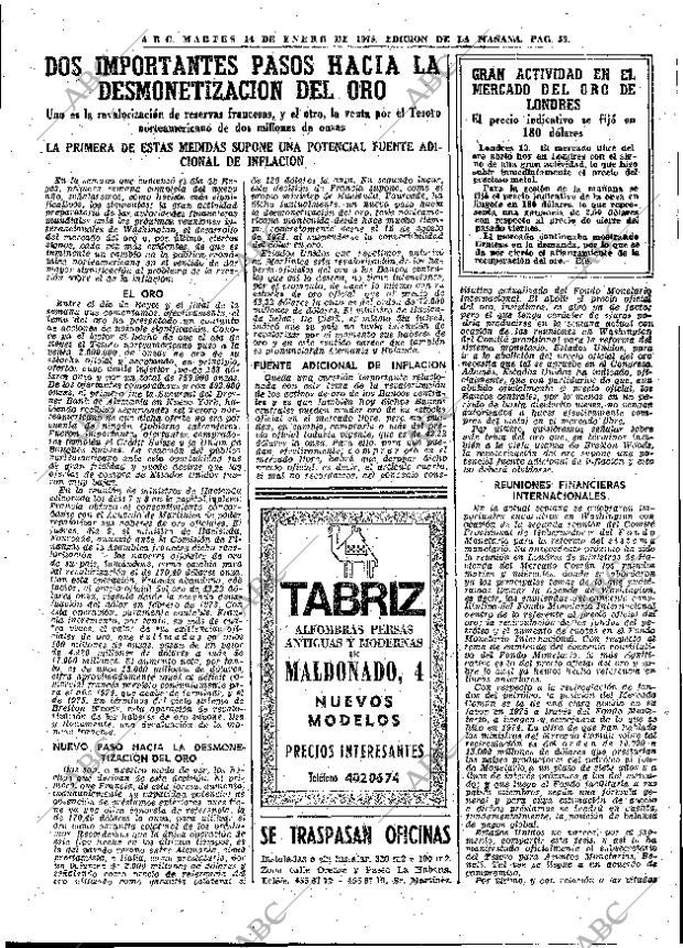 ABC MADRID 14-01-1975 página 59