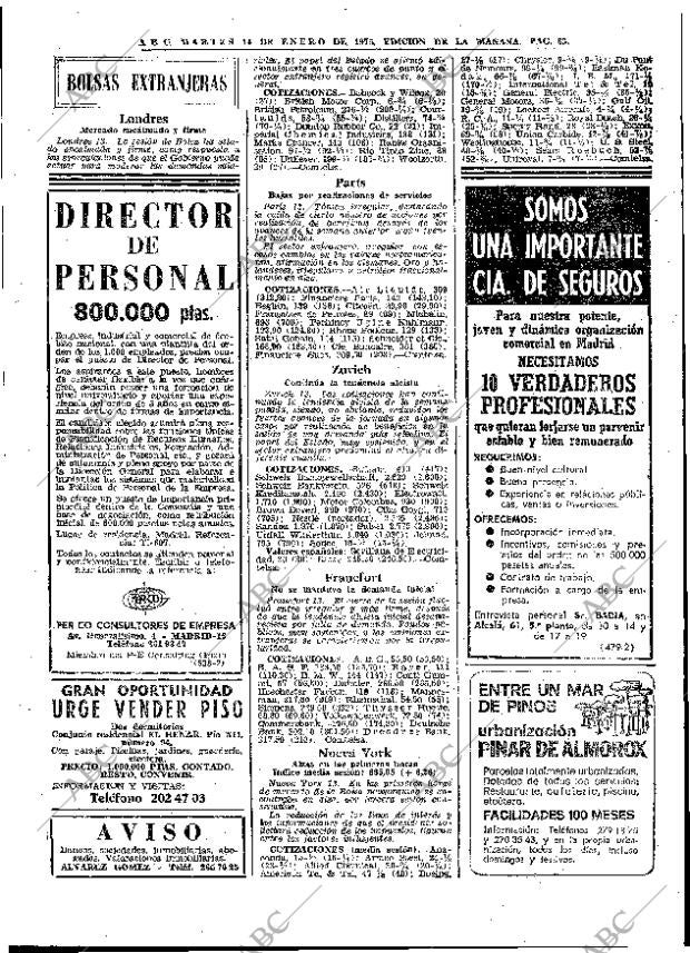 ABC MADRID 14-01-1975 página 63