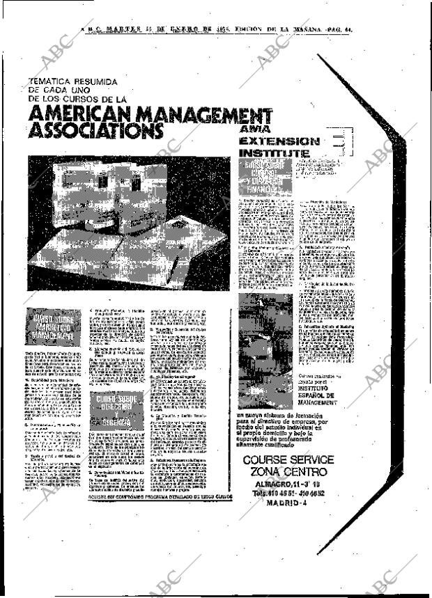 ABC MADRID 14-01-1975 página 64