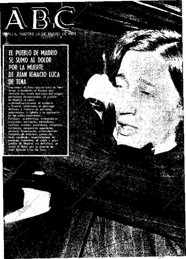 ABC SEVILLA 14-01-1975 página 1