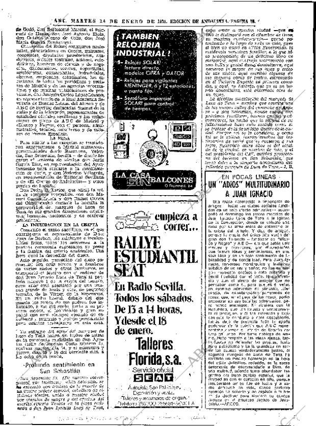 ABC SEVILLA 14-01-1975 página 18