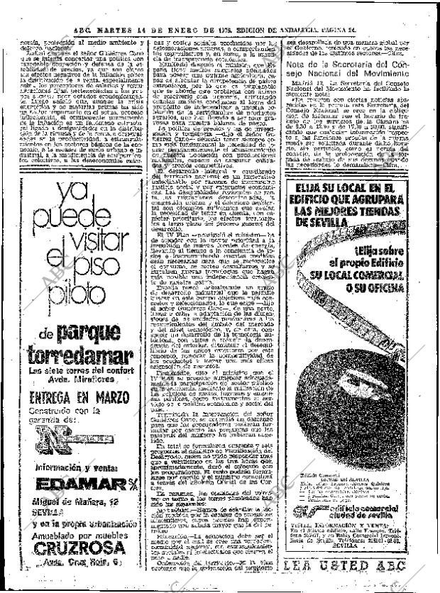 ABC SEVILLA 14-01-1975 página 24