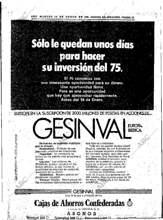 ABC SEVILLA 14-01-1975 página 27