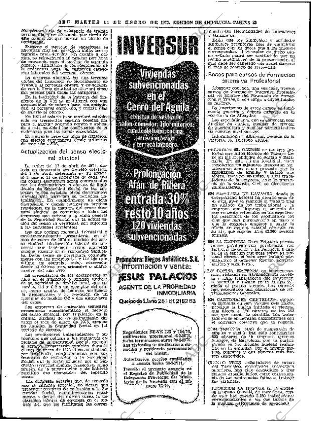 ABC SEVILLA 14-01-1975 página 38