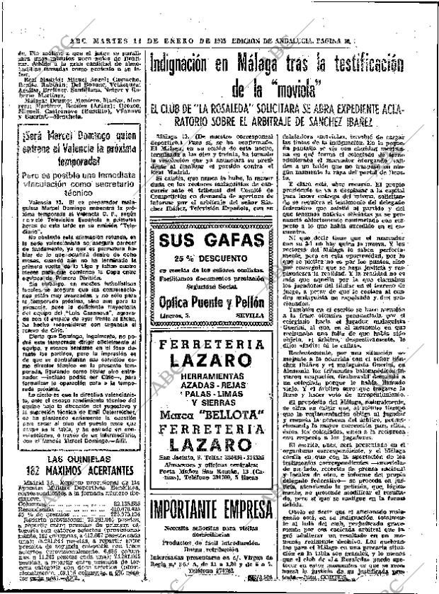 ABC SEVILLA 14-01-1975 página 46