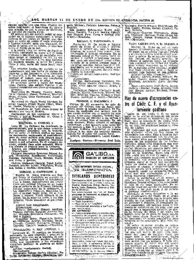 ABC SEVILLA 14-01-1975 página 50