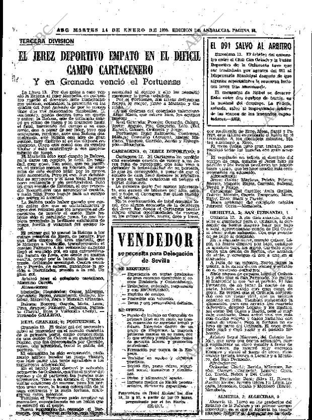 ABC SEVILLA 14-01-1975 página 51