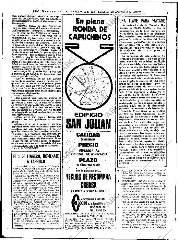 ABC SEVILLA 14-01-1975 página 66