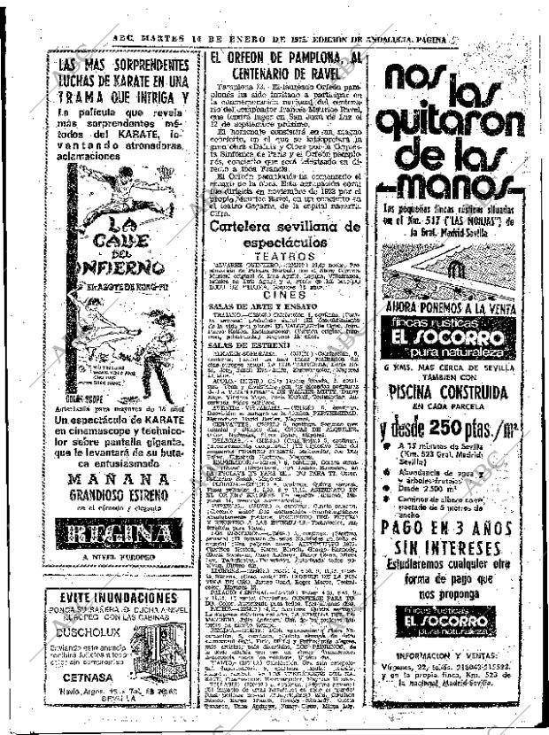 ABC SEVILLA 14-01-1975 página 67