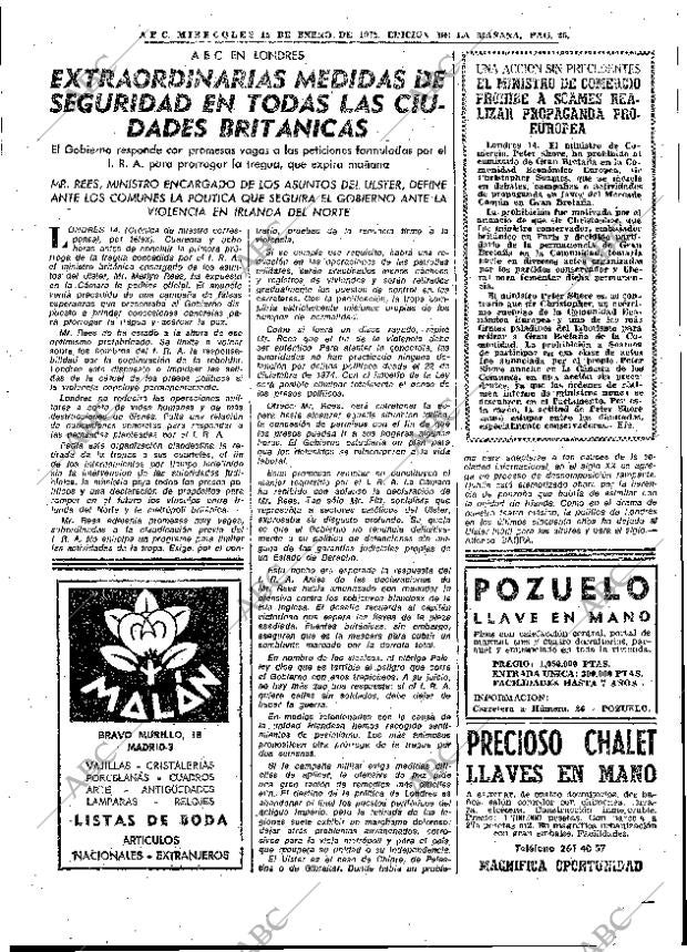 ABC MADRID 15-01-1975 página 25