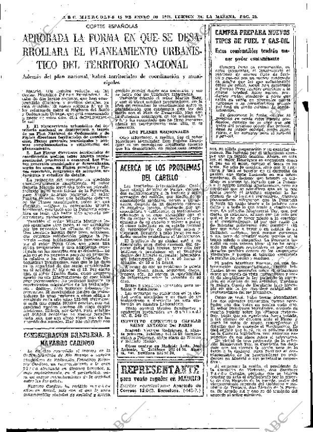 ABC MADRID 15-01-1975 página 29