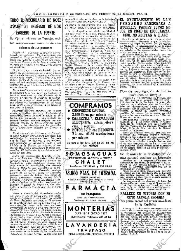 ABC MADRID 15-01-1975 página 34