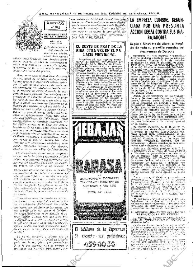 ABC MADRID 15-01-1975 página 41