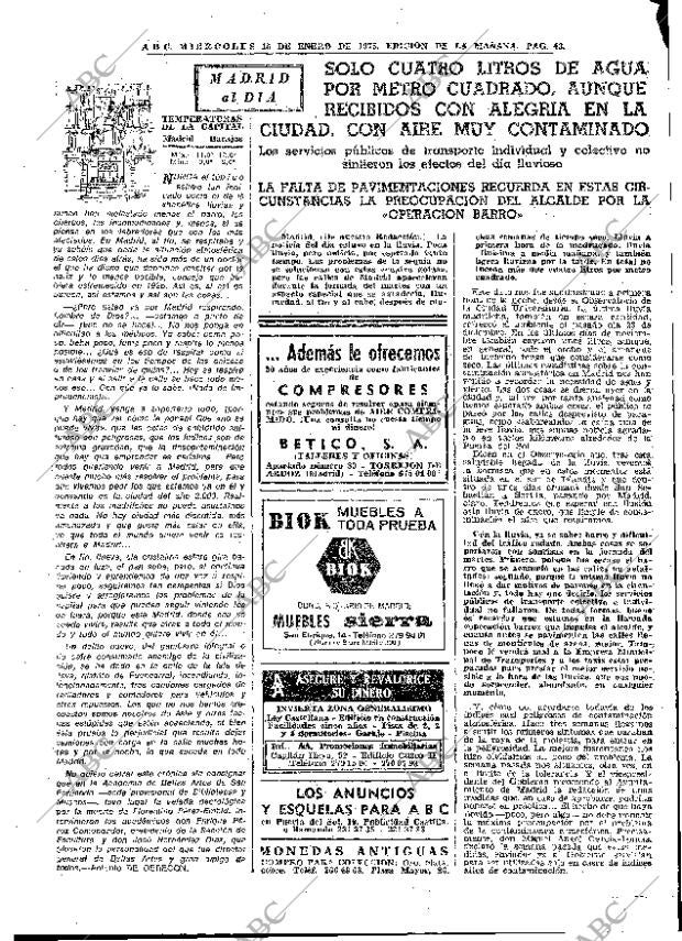 ABC MADRID 15-01-1975 página 43