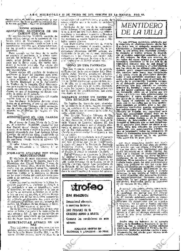 ABC MADRID 15-01-1975 página 46