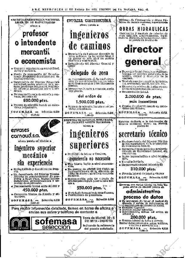ABC MADRID 15-01-1975 página 48